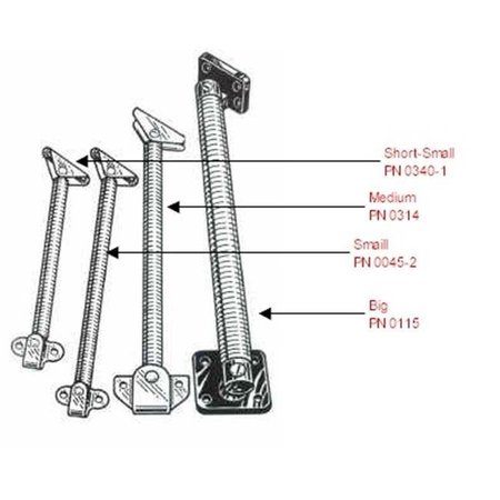 MOONLITE MARINE Moonlite Marine 0115 Big Hatch Holder 115